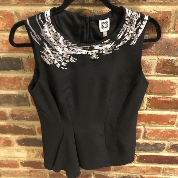 Anne Klein Tops - NWT Anne Klein Sleeveless Sequin Blouse - Sz 6